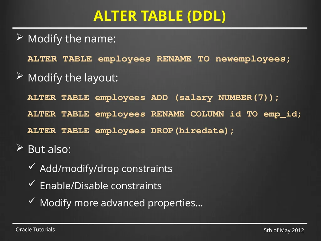 SQL & ADVANCED SQL Marcin Blaszczyk (CERN IT-DB) - slide 13 of 68