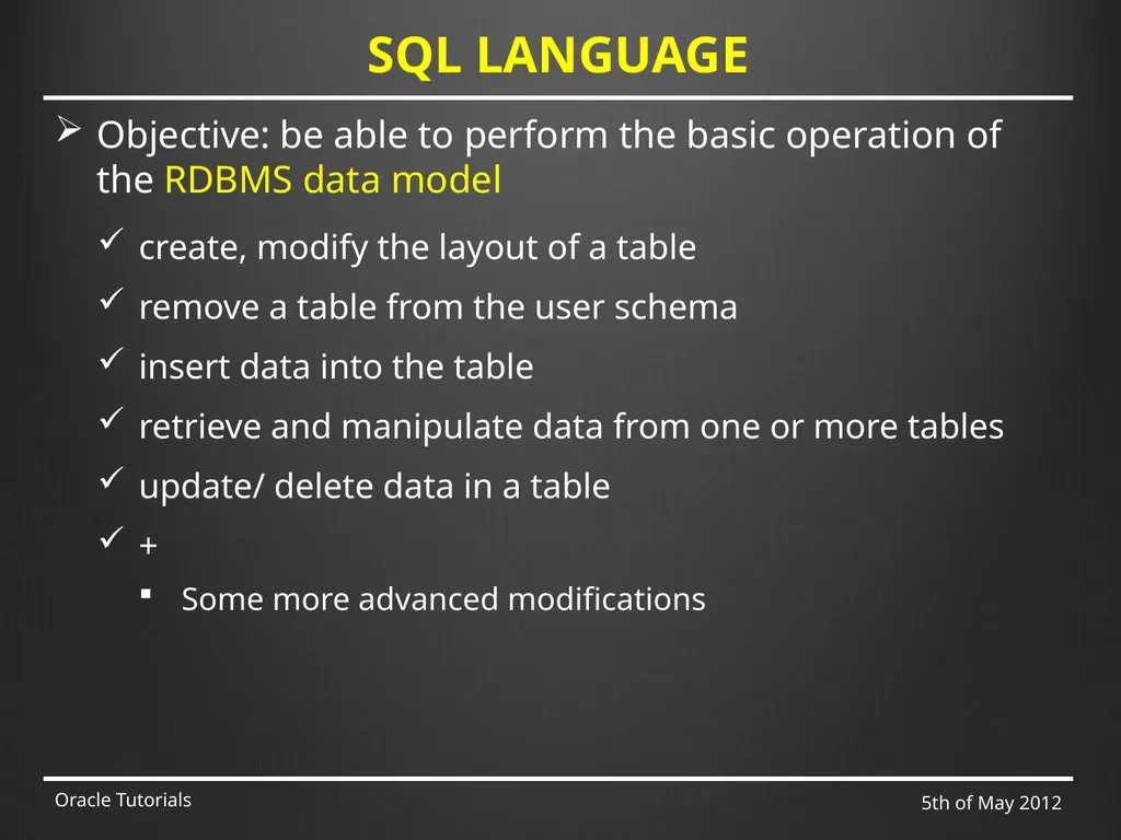 SQL & ADVANCED SQL Marcin Blaszczyk (CERN IT-DB) - slide 3 of 68