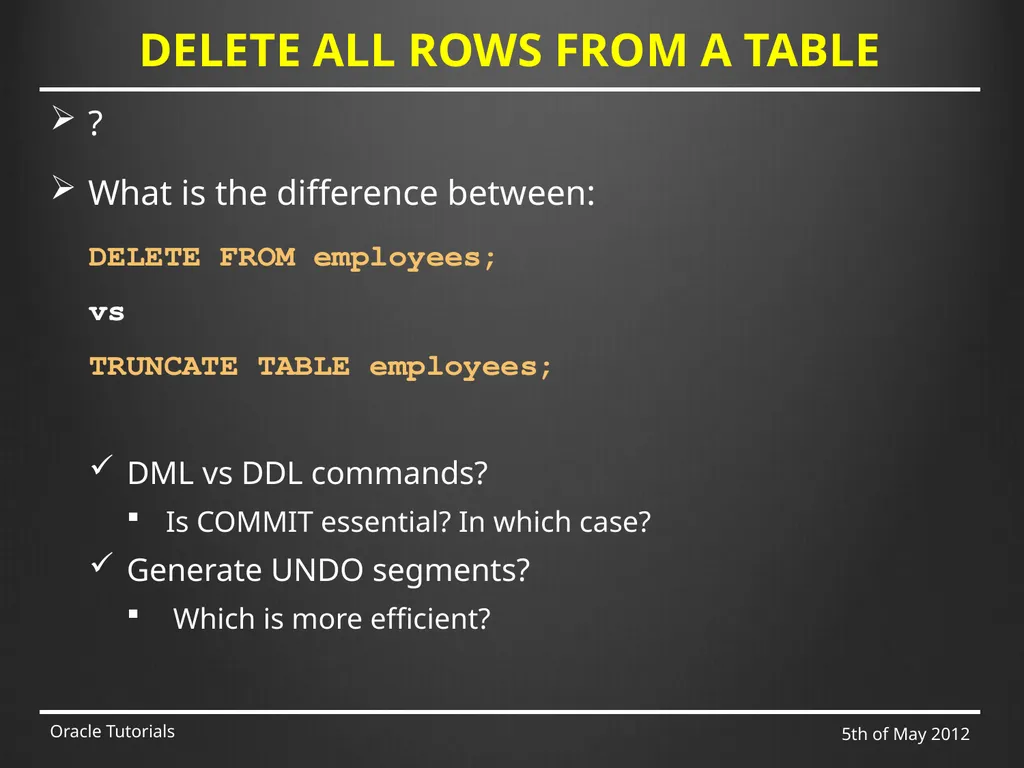 SQL & ADVANCED SQL Marcin Blaszczyk (CERN IT-DB) - slide 17 of 68