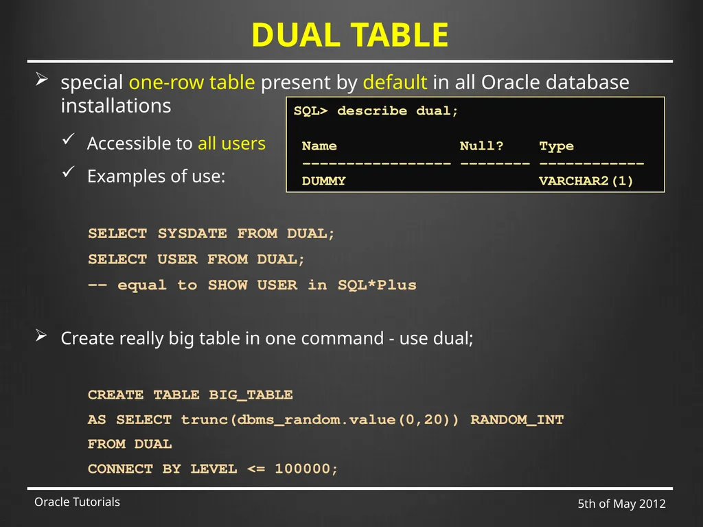 SQL & ADVANCED SQL Marcin Blaszczyk (CERN IT-DB) - slide 16 of 68
