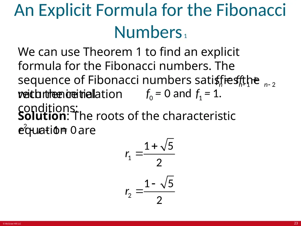 Advanced Counting Techniques Chapter 8 With - slide 23 of 70