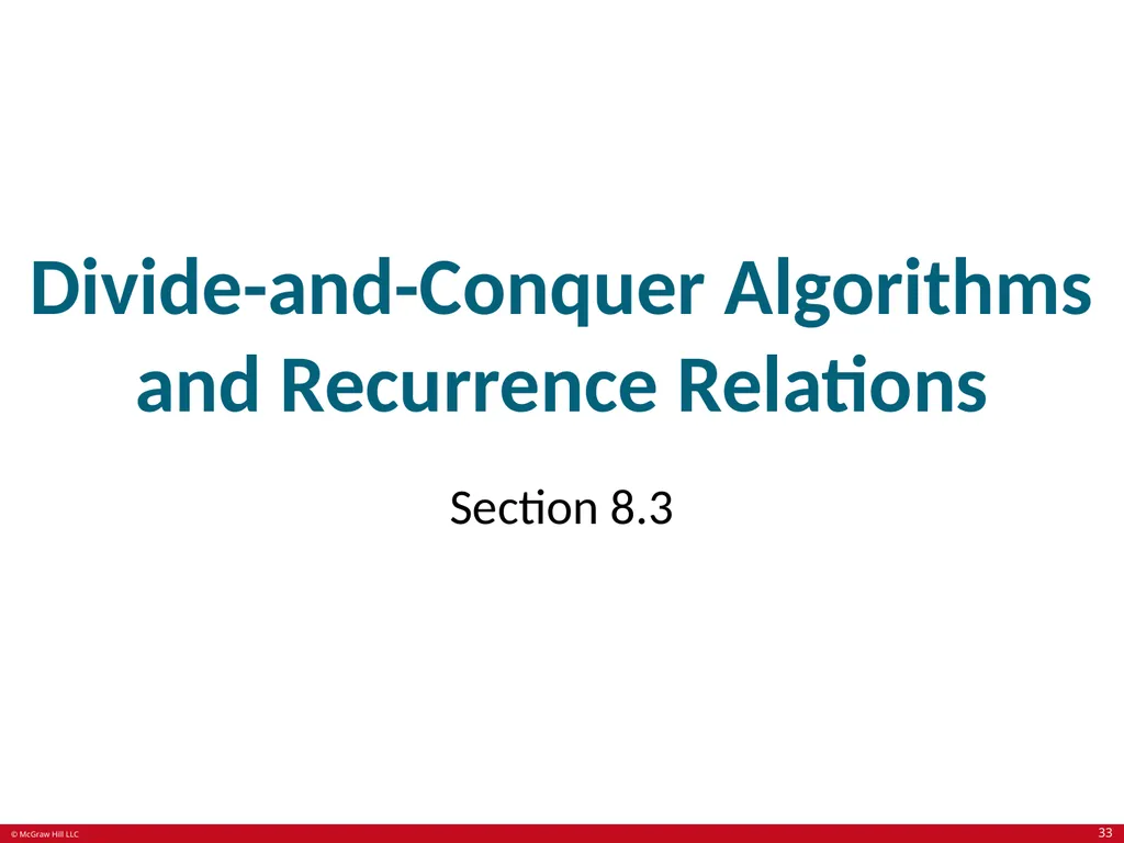 Advanced Counting Techniques Chapter 8 With - slide 33 of 70