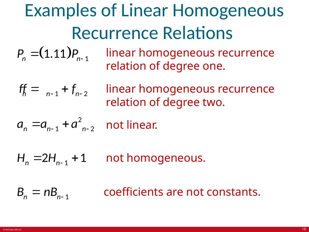 Advanced Counting Techniques Chapter 8 With - slide 19 of 70