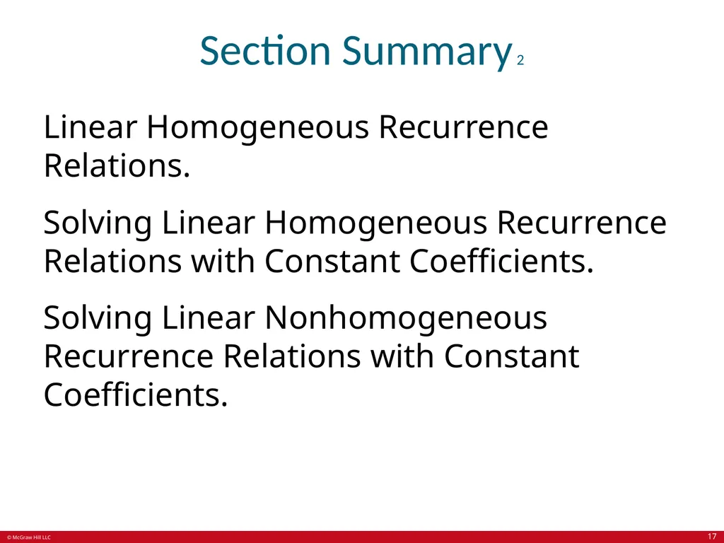 Advanced Counting Techniques Chapter 8 With - slide 17 of 70