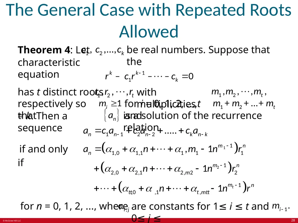 Advanced Counting Techniques Chapter 8 With - slide 28 of 70