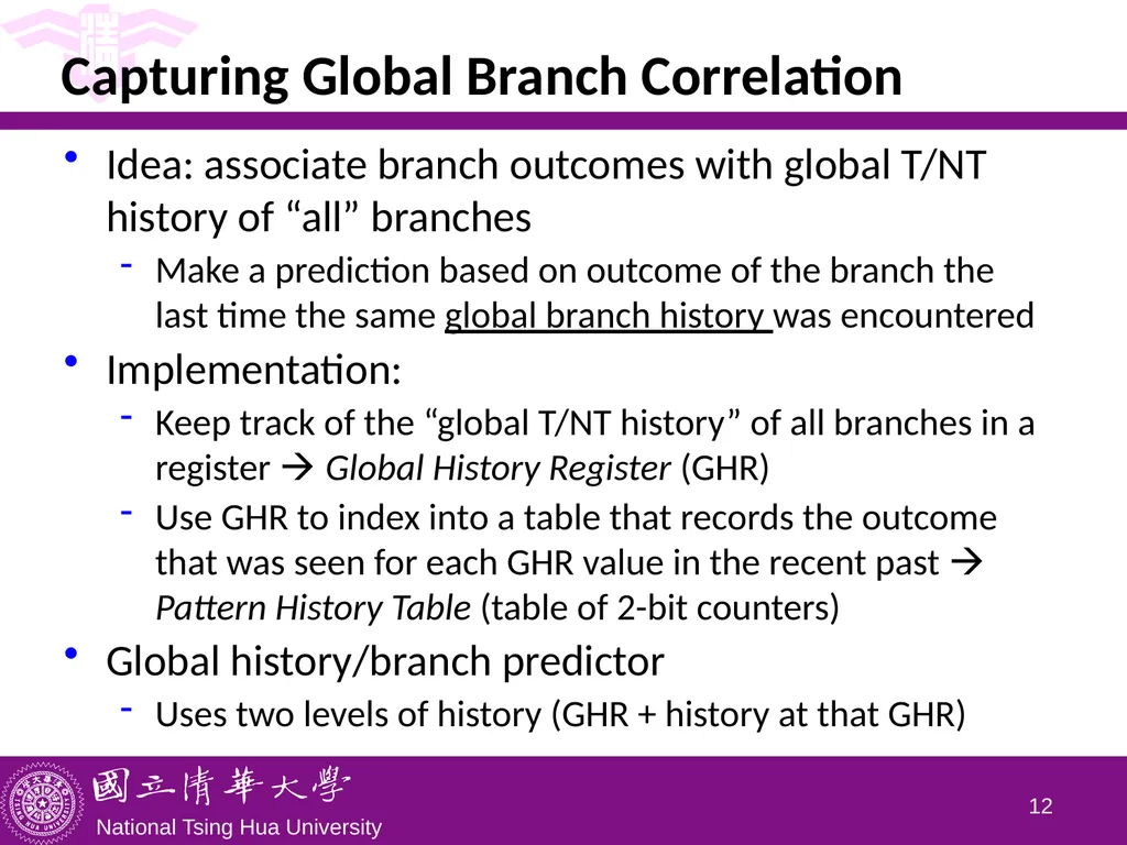 CS5100 Advanced Computer Architecture Advanced - slide 12 of 26