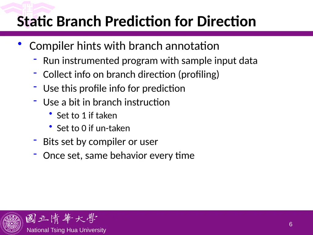 CS5100 Advanced Computer Architecture Advanced - slide 6 of 26
