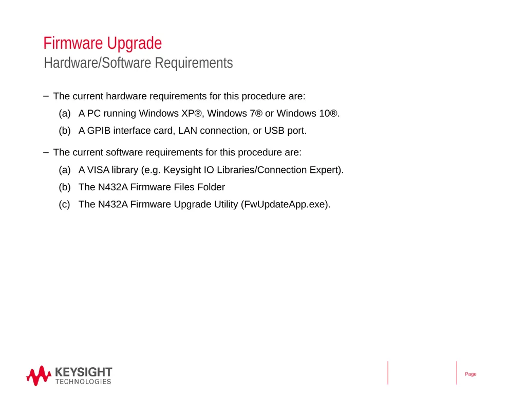 Keysight N432A Thermistor Power Meter Firmware - slide 2 of 6