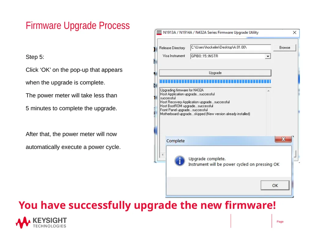 Keysight N432A Thermistor Power Meter Firmware - slide 6 of 6