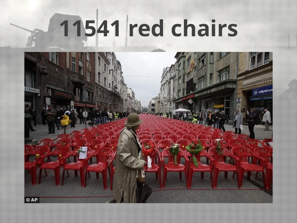 SIEGE OF SARAJEVO Everyday life during war "Man - slide 18 of 20