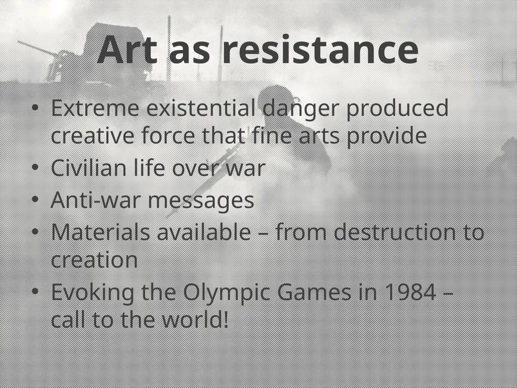 SIEGE OF SARAJEVO Everyday life during war "Man - slide 14 of 20