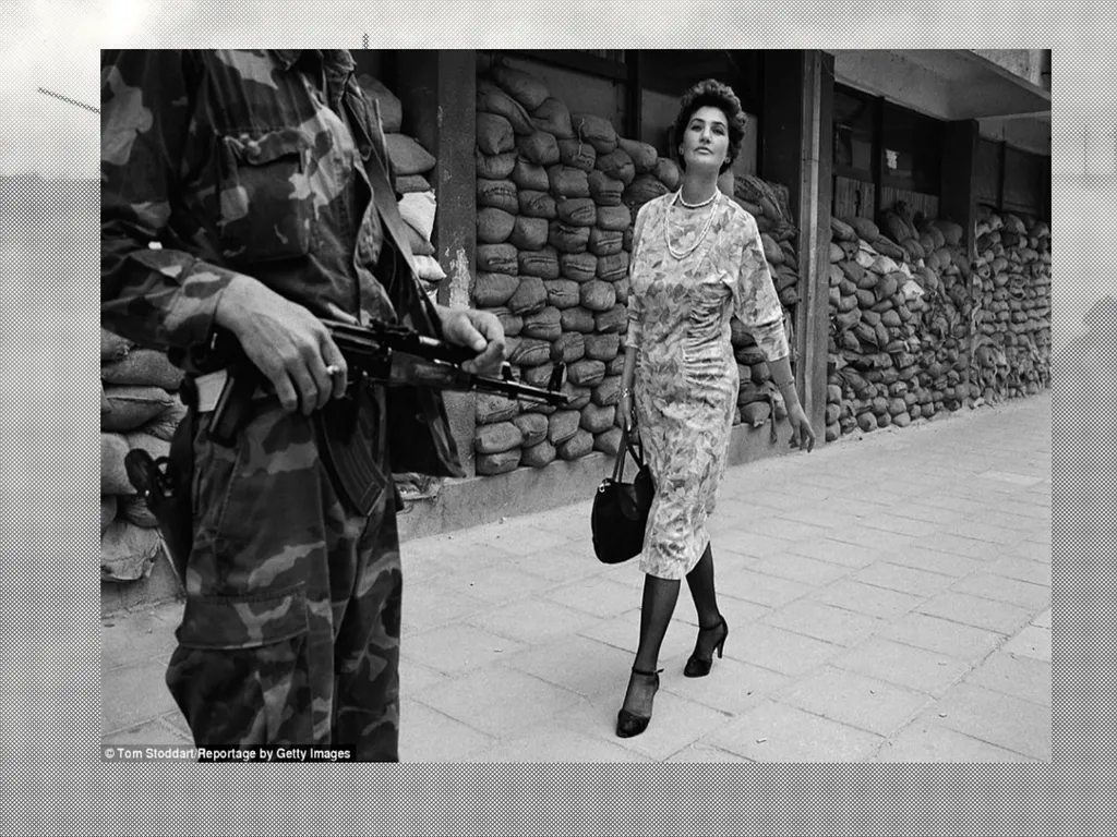 SIEGE OF SARAJEVO Everyday life during war "Man - slide 8 of 20