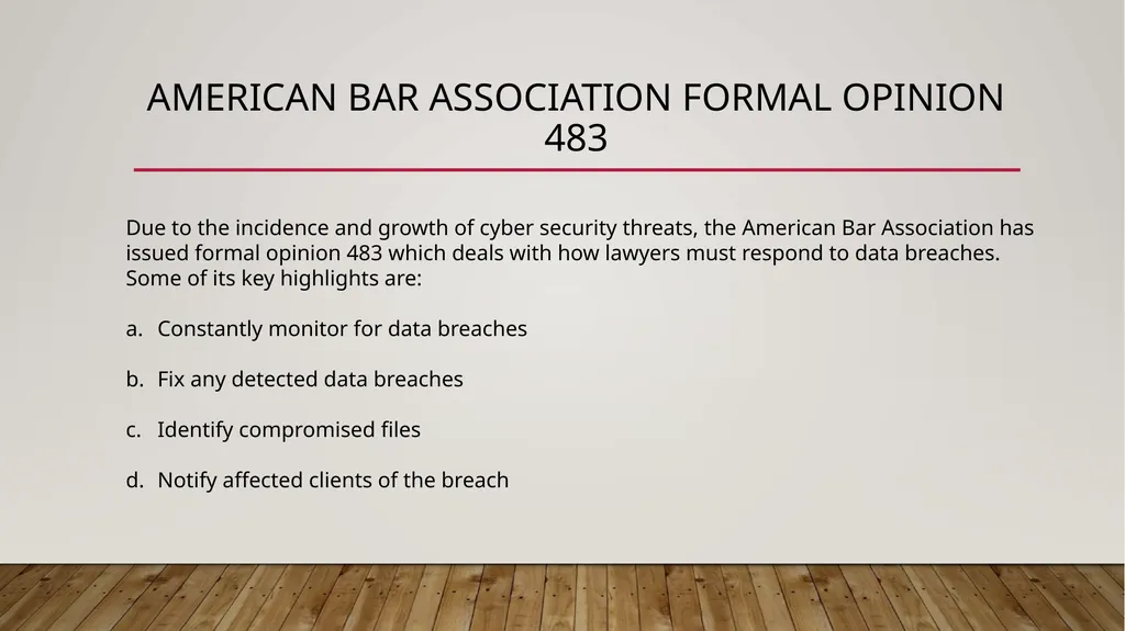 THE LAW UNDER SIEGE Cyber security in ARTIFICIAL - slide 12 of 16