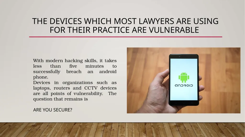 THE LAW UNDER SIEGE Cyber security in ARTIFICIAL - slide 9 of 16
