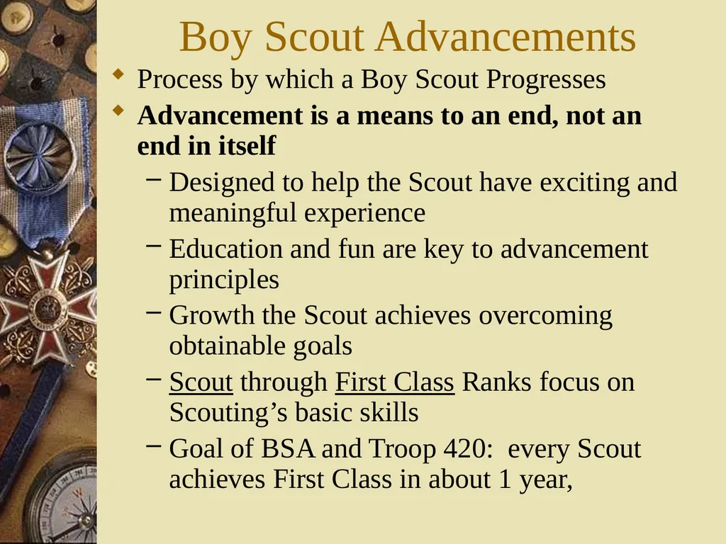 New Parent & Scout Orientation Troop 420 St. John - slide 19 of 39