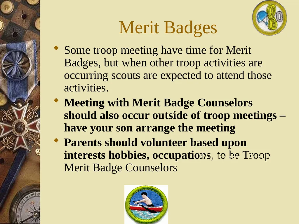 New Parent & Scout Orientation Troop 420 St. John - slide 25 of 39