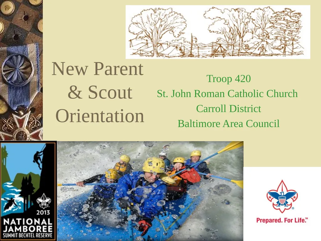 New Parent & Scout Orientation Troop 420 St. John - slide 1 of 39