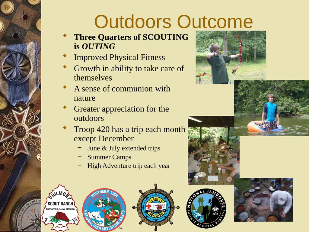New Parent & Scout Orientation Troop 420 St. John - slide 26 of 39