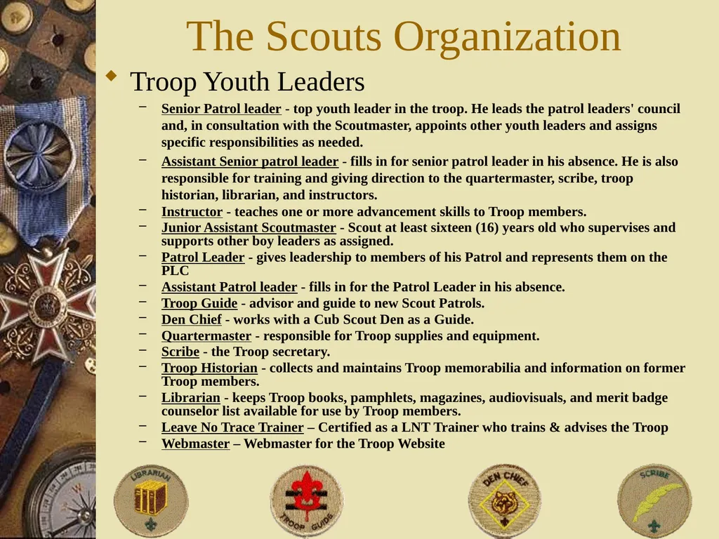 New Parent & Scout Orientation Troop 420 St. John - slide 13 of 39