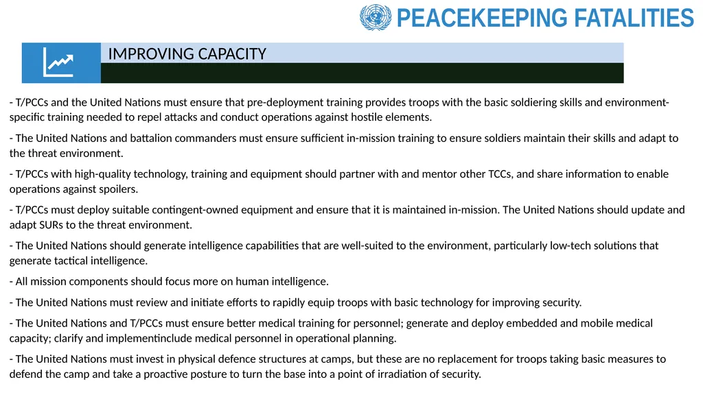 REVIEW OF PEACEKEEPING FATALITIES (SANTOS CRUZ - slide 10 of 12