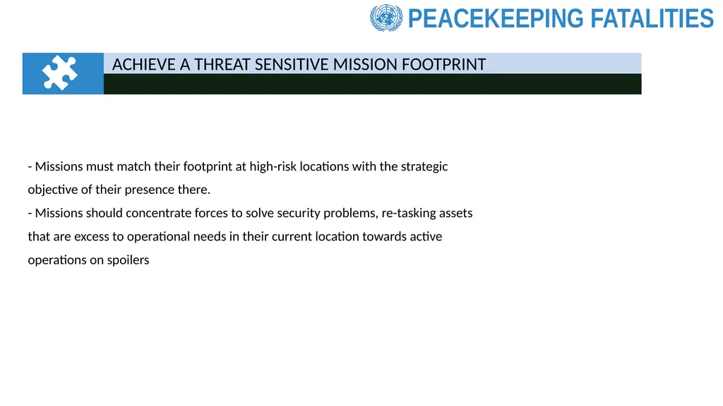 REVIEW OF PEACEKEEPING FATALITIES (SANTOS CRUZ - slide 11 of 12