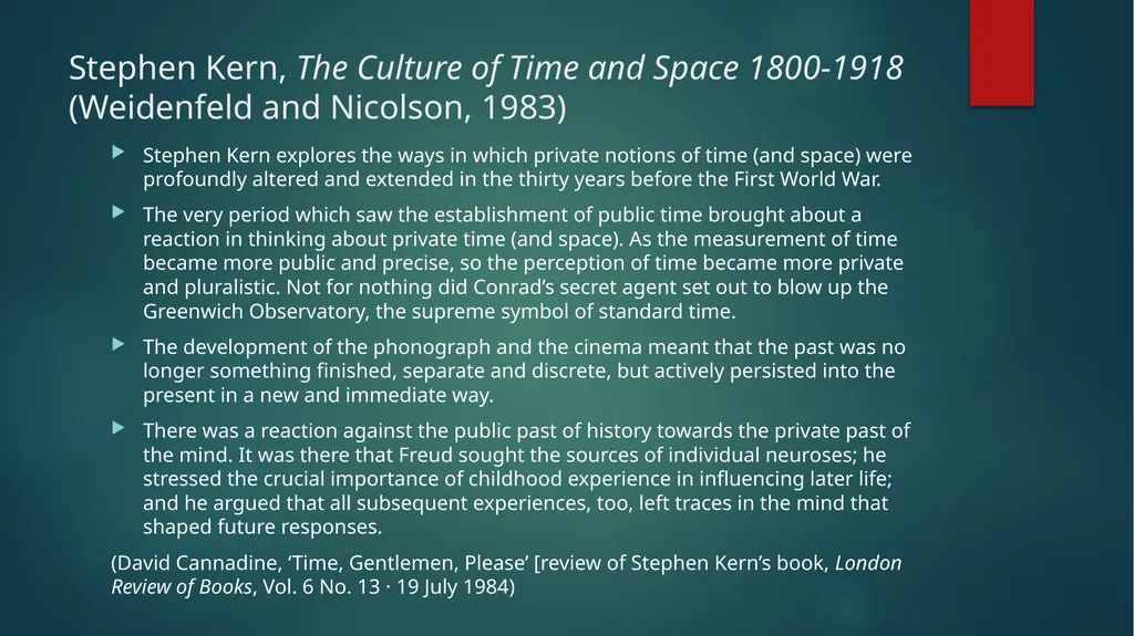 The Future Literature, Theory and Time: Week 8 - slide 2 of 13