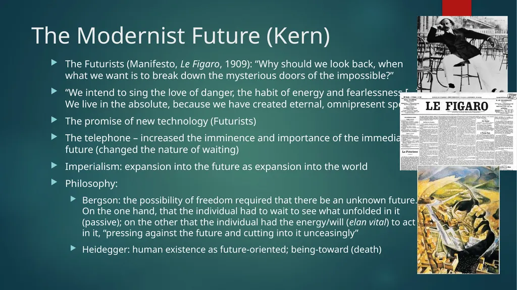 The Future Literature, Theory and Time: Week 8 - slide 4 of 13