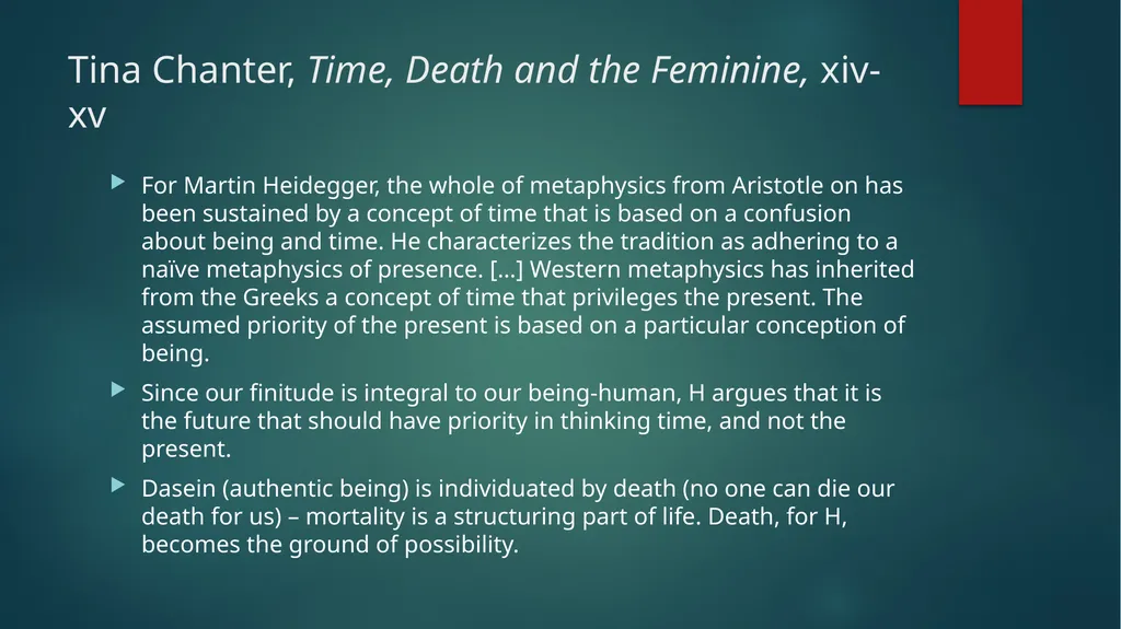 The Future Literature, Theory and Time: Week 8 - slide 10 of 13