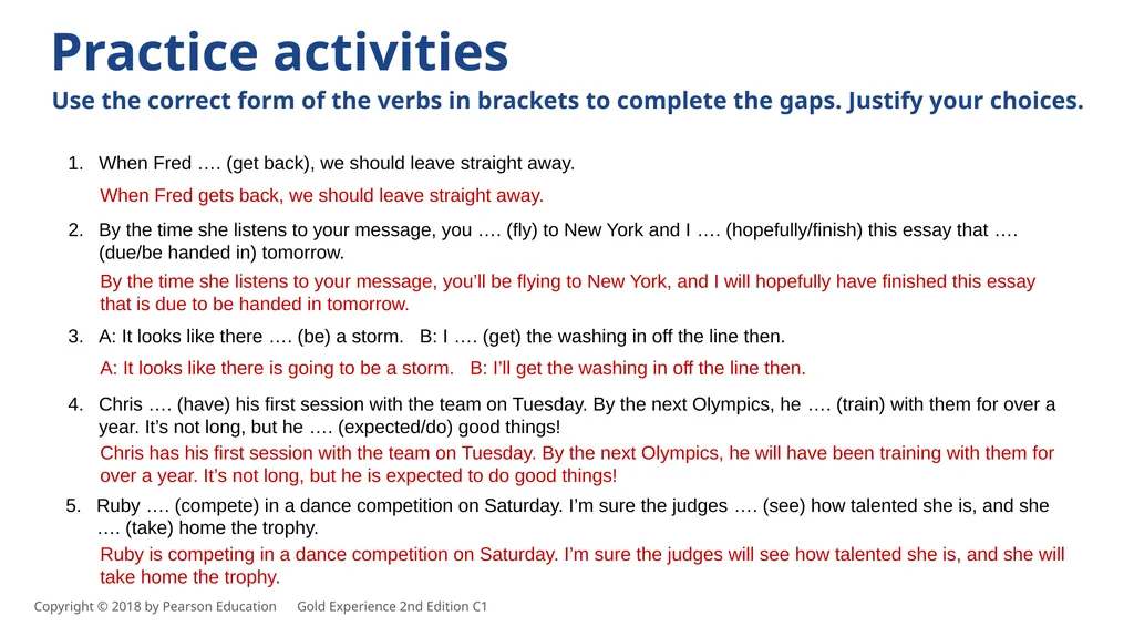 Unit 5 – ways of talking about the future There - slide 13 of 13
