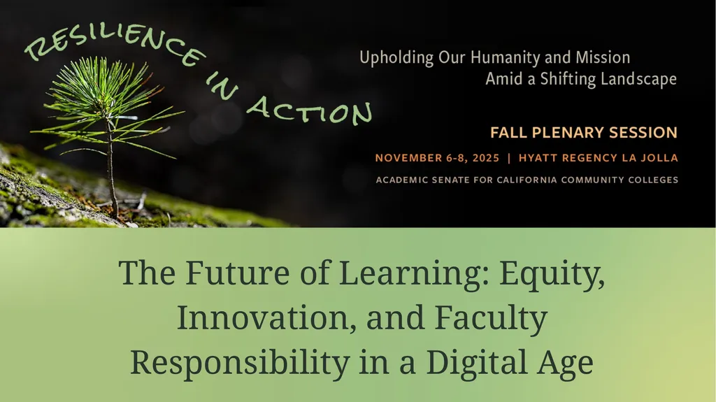 The Future of Learning: Equity, Innovation, and - slide 1 of 21