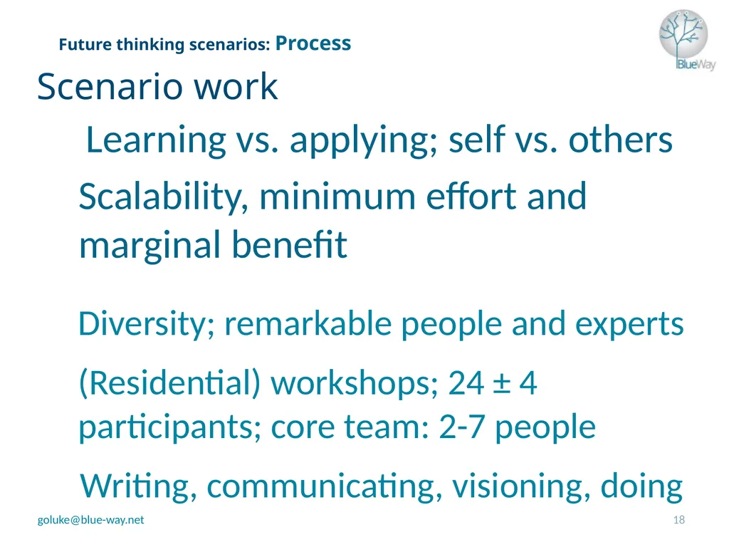 Future thinking scenarios – how will youth work - slide 18 of 20