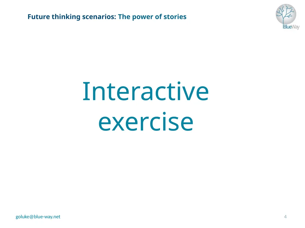 Future thinking scenarios – how will youth work - slide 4 of 20