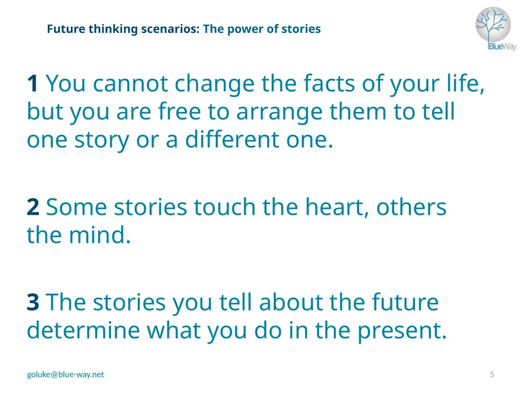 Future thinking scenarios – how will youth work - slide 5 of 20