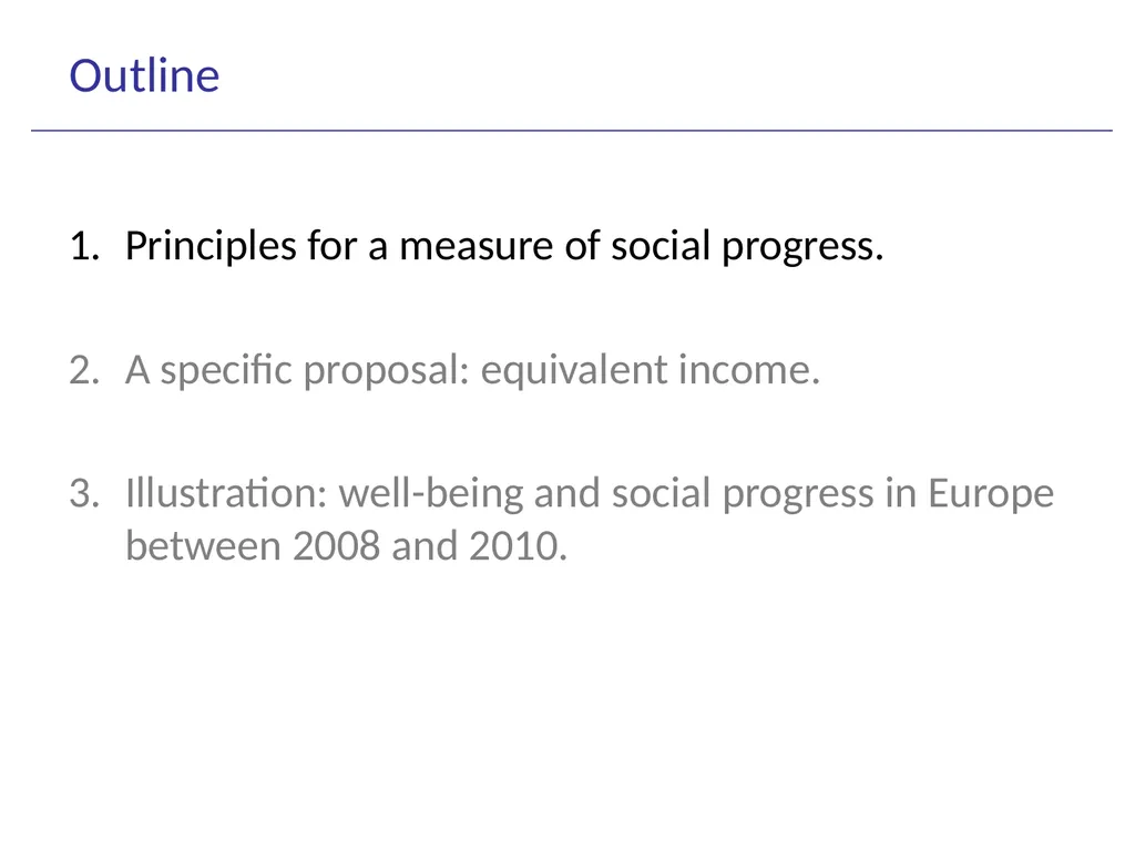 Beyond GDP Measuring social progress in Europe - slide 3 of 25