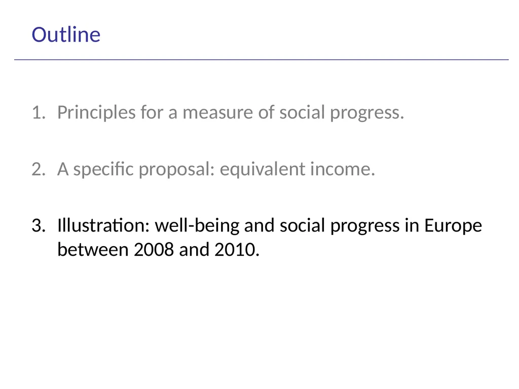 Beyond GDP Measuring social progress in Europe - slide 20 of 25