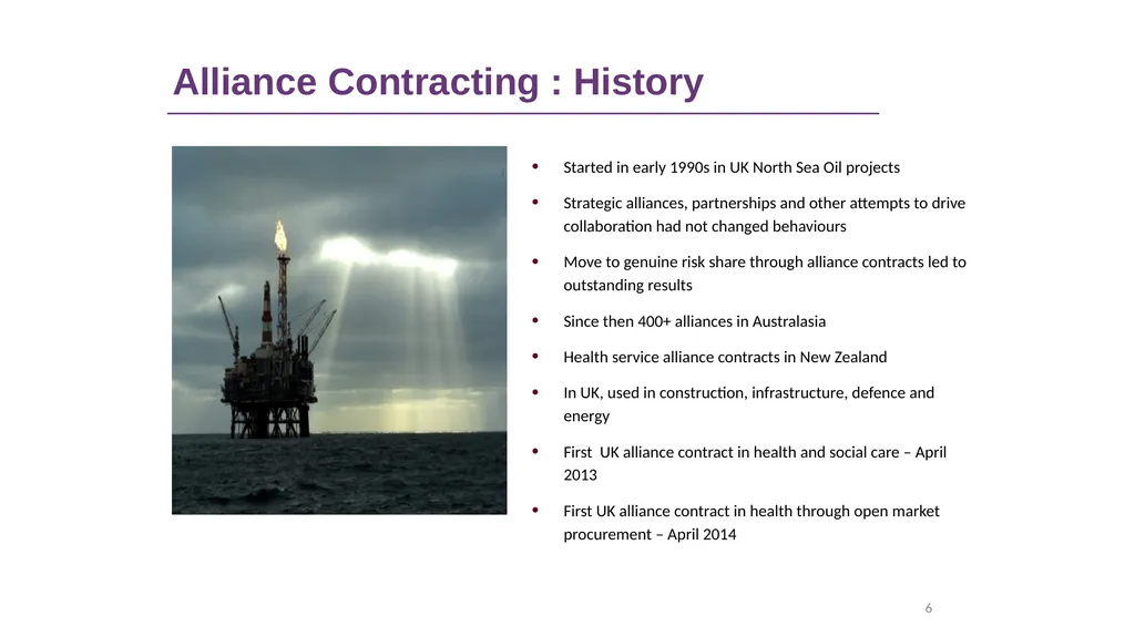 Alliance Commissioning- different models for - slide 6 of 21