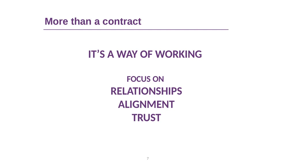 Alliance Commissioning- different models for - slide 7 of 21