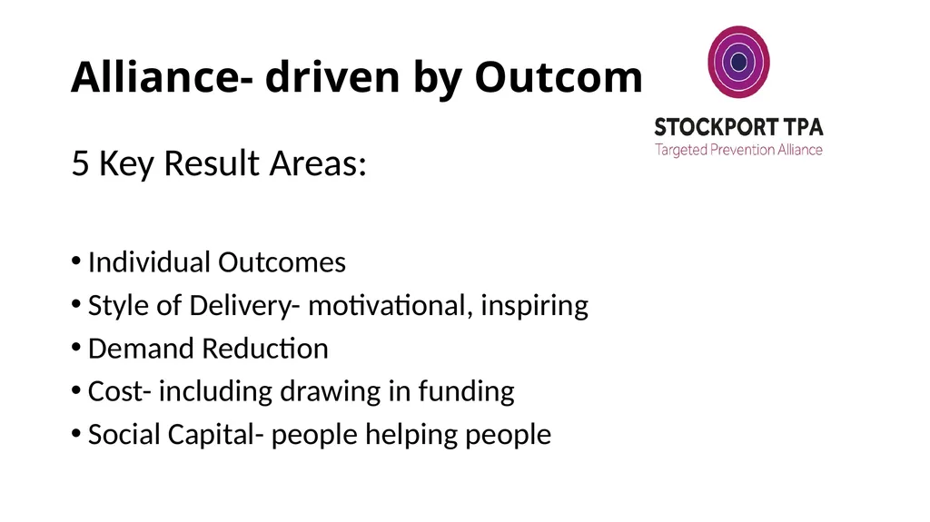 Alliance Commissioning- different models for - slide 20 of 21