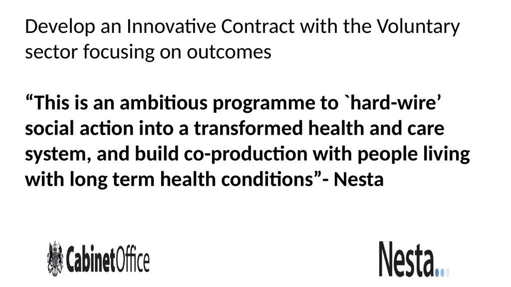 Alliance Commissioning- different models for - slide 11 of 21