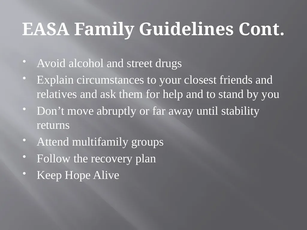 Early Assessment & Support Alliance Family - slide 25 of 28