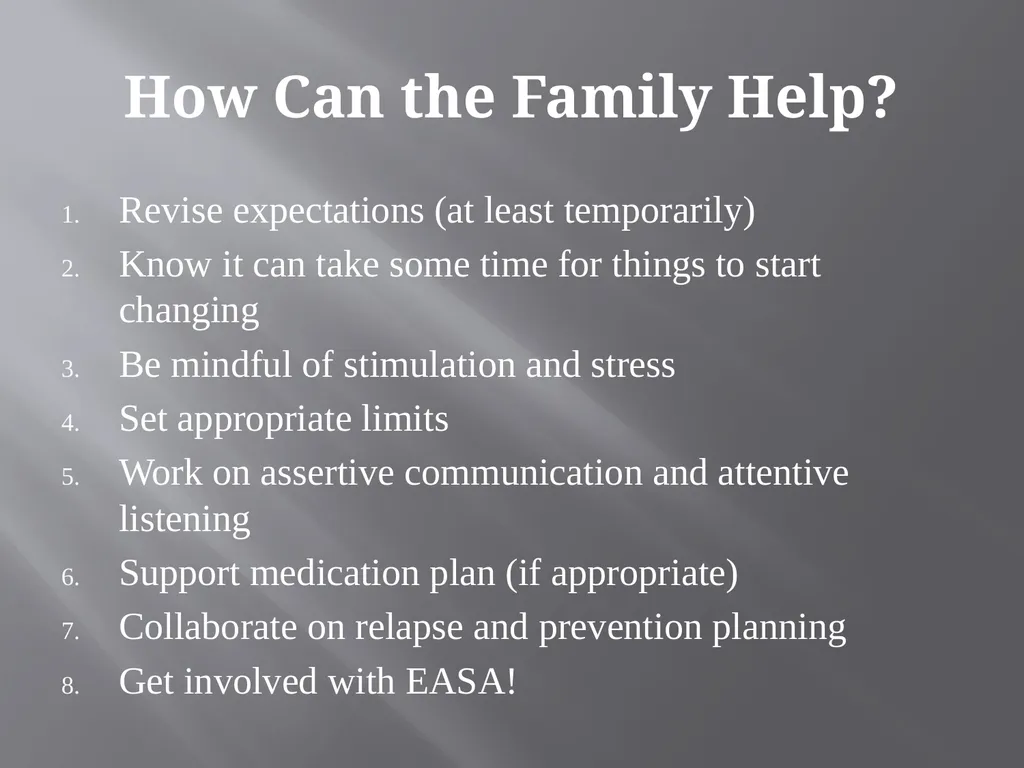 Early Assessment & Support Alliance Family - slide 19 of 28