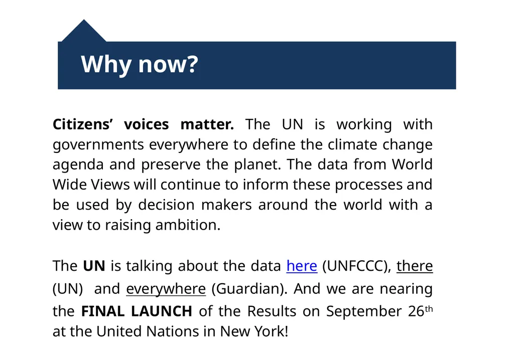 #WWViews #COP21 - slide 5 of 25
