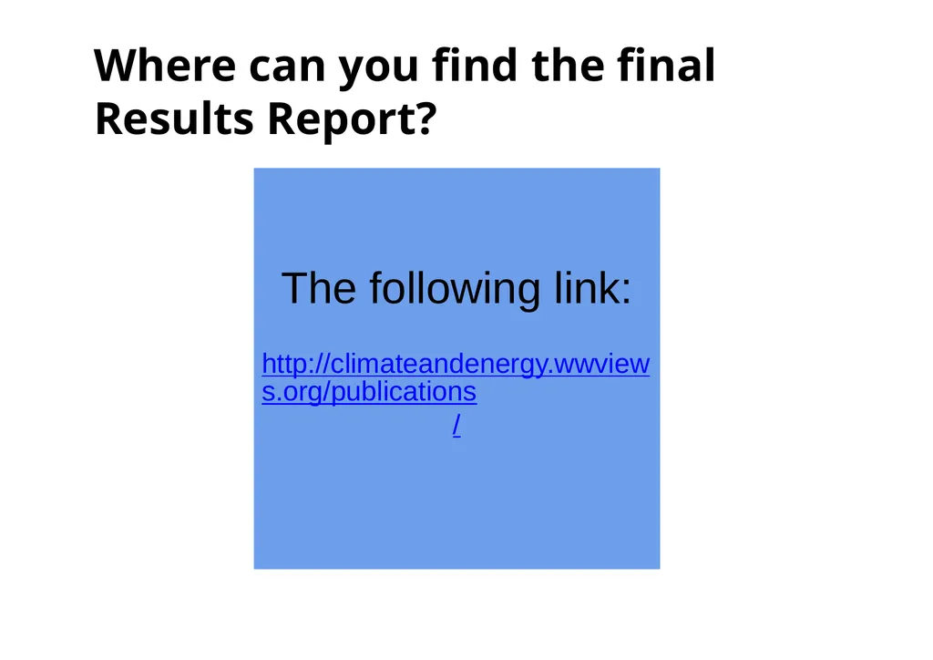 #WWViews #COP21 - slide 24 of 25