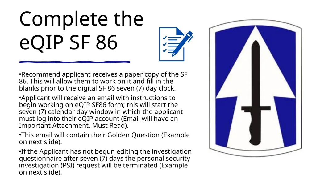 76 Infantry Brigade Combat Team How to Apply for - slide 8 of 22