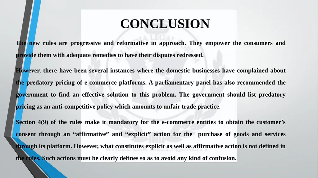 CONSUMER PROTECTION (E COMMERCE) RULES, 2020 - slide 9 of 10