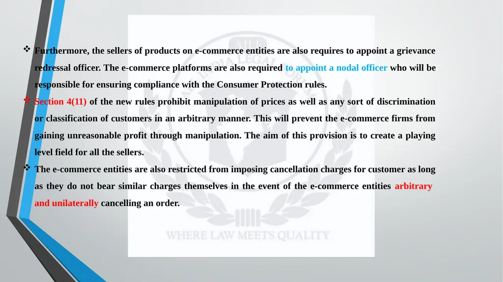 CONSUMER PROTECTION (E COMMERCE) RULES, 2020 - slide 6 of 10