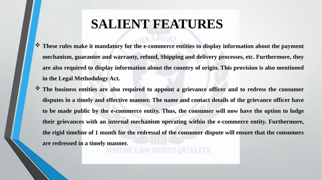 CONSUMER PROTECTION (E COMMERCE) RULES, 2020 - slide 5 of 10
