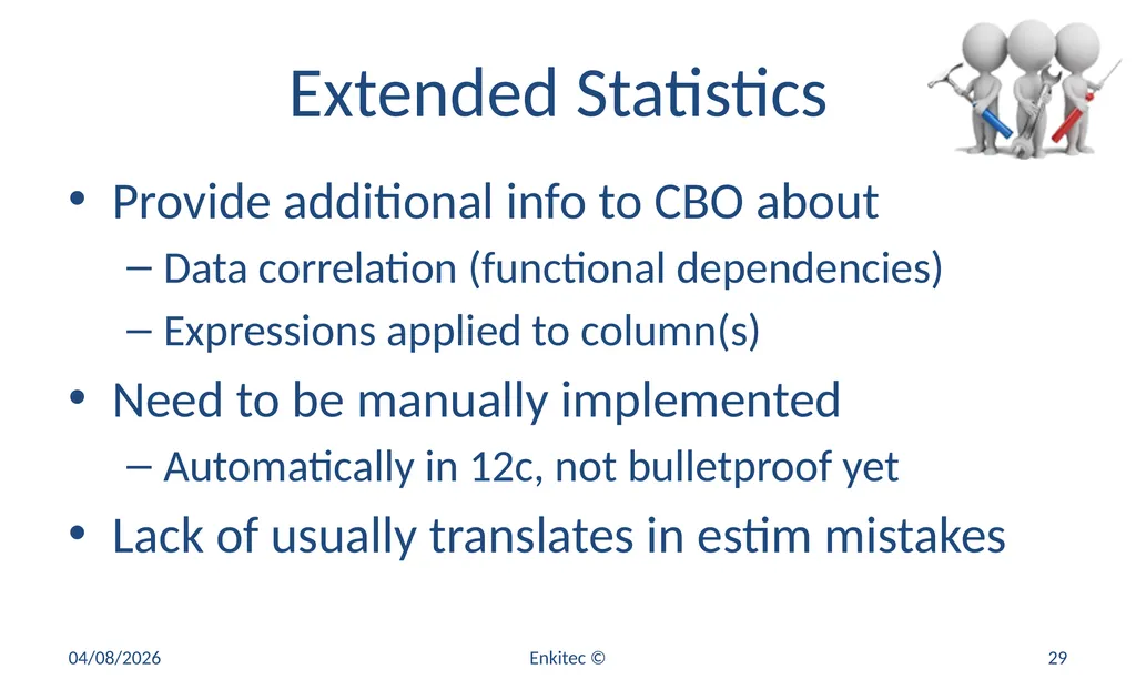 Oracle Statistics by Example Mauro Pagano Mauro - slide 29 of 36