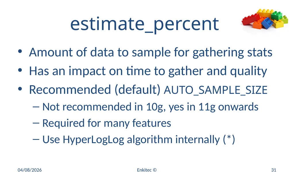 Oracle Statistics by Example Mauro Pagano Mauro - slide 31 of 36
