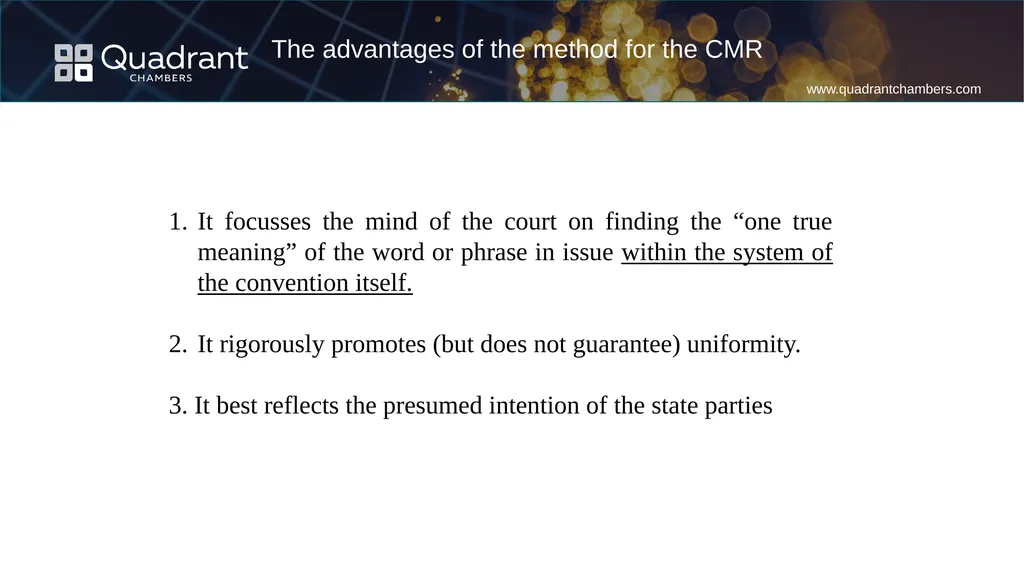 Autonomous interpretation method with regard to - slide 17 of 18